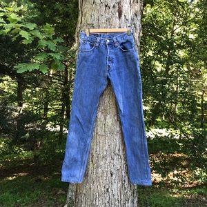 Levi’s 501 blue jeans